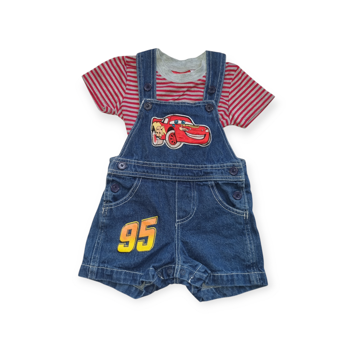 Disney - Lightening McQueen Overall set - Size 00