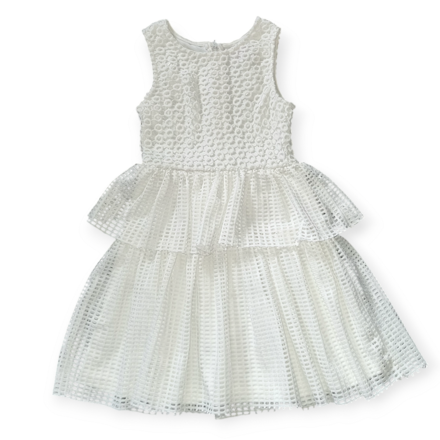 Mango - White Occasional Dress - Size 8
