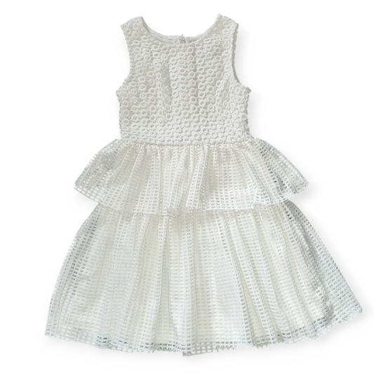 Mango - White Occasional Dress - Size 8