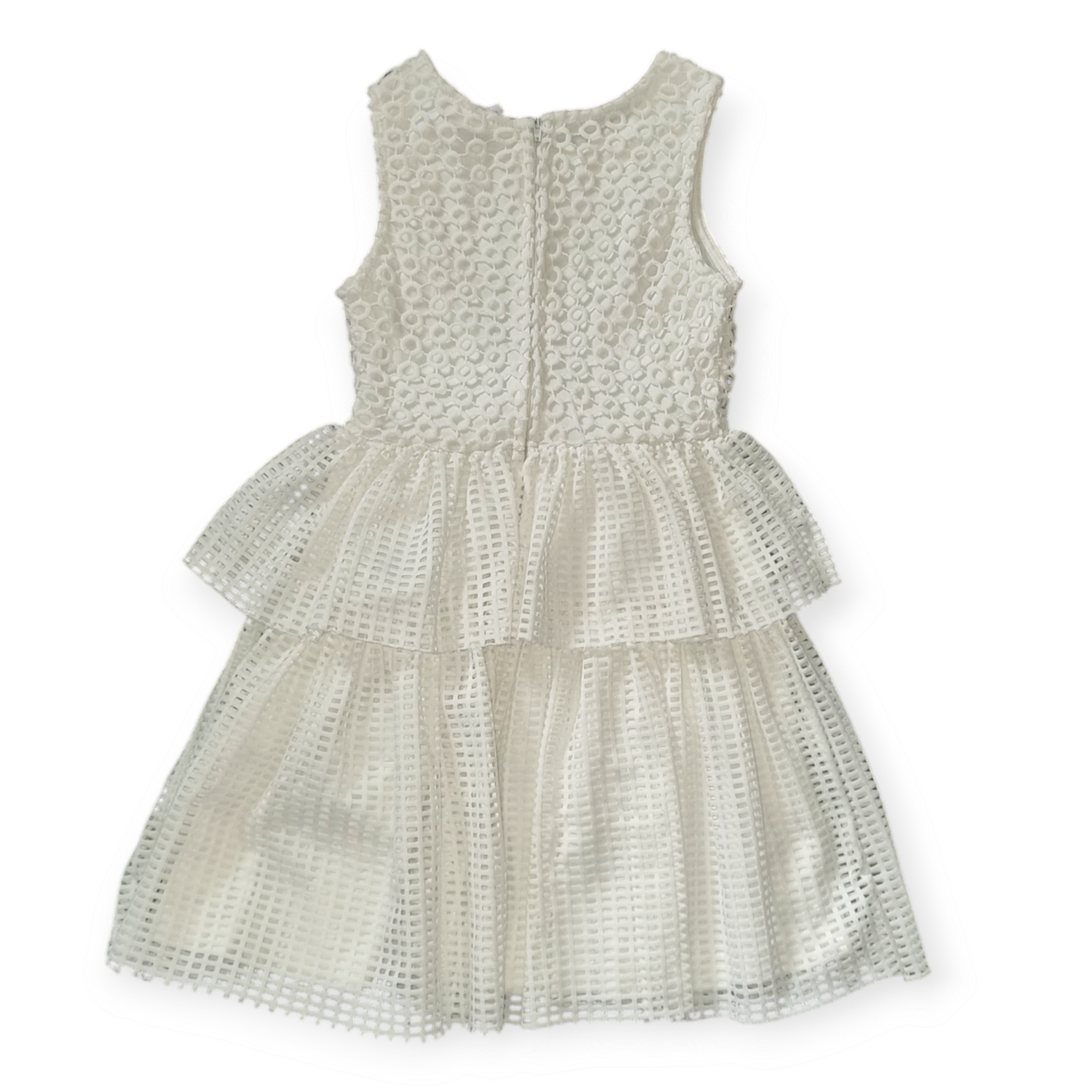 Mango - White Occasional Dress - Size 8