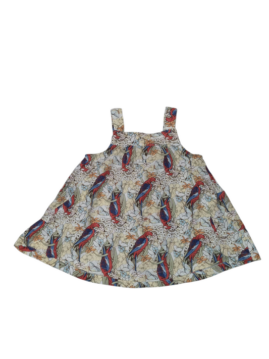 Licensed May Gibbs - Lorikeet Pattern Dress - Size 0