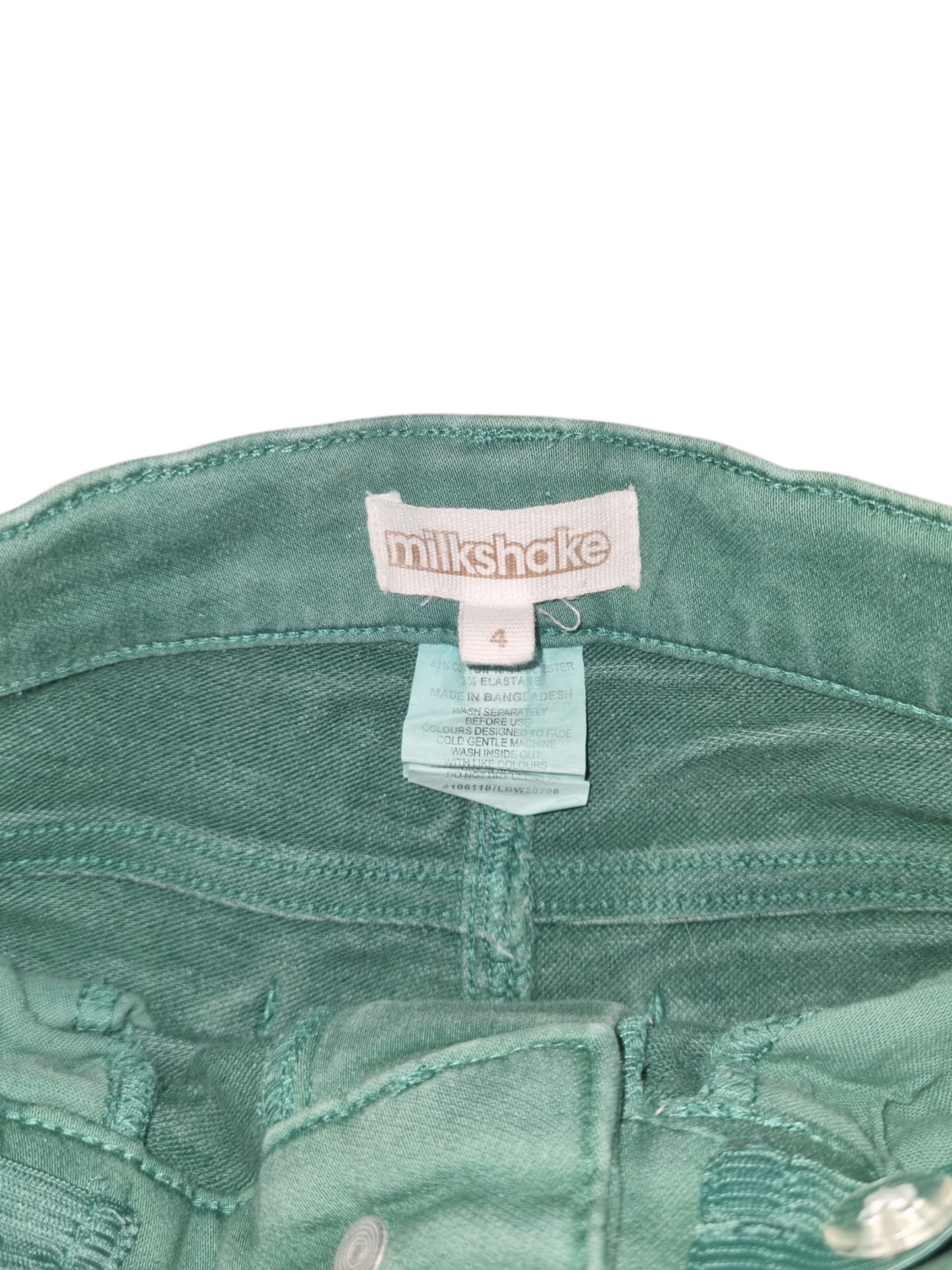 Milkshake - Green Jeans - Size 4