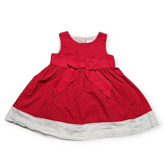 Ollie's Place - Red & White Lace Dress - Size 0