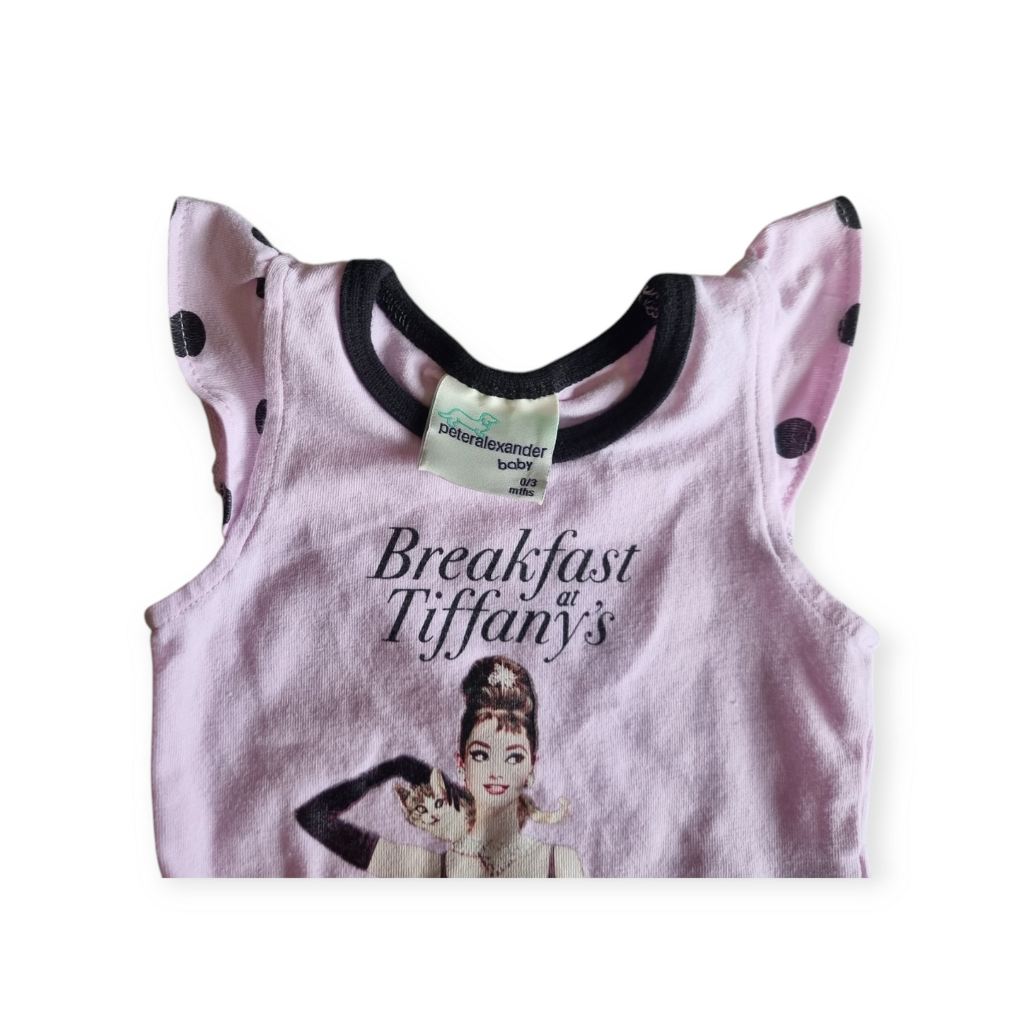 Peter Alexander - Breakfast at Tiffany's romper - Size 000