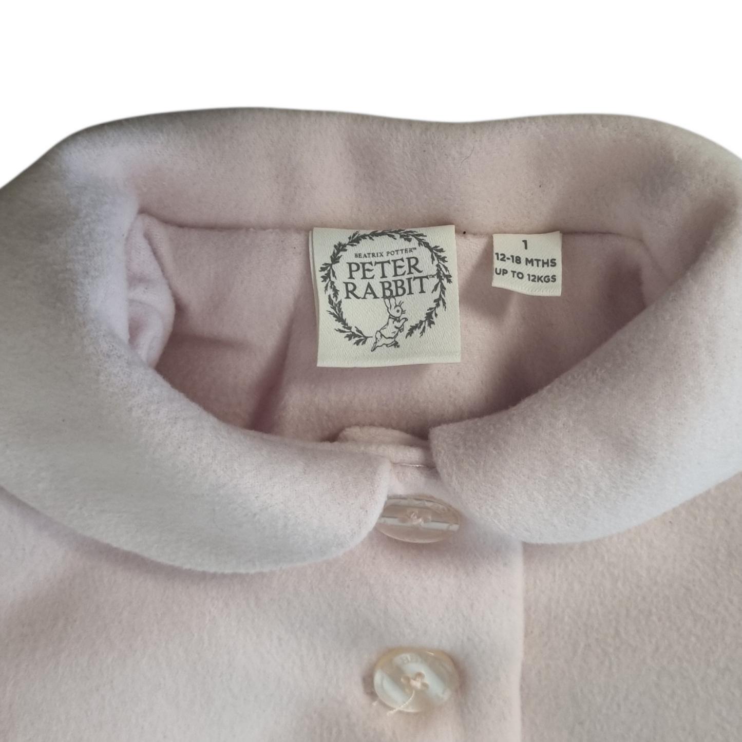 Licensed Peter Rabbit - Pink Coat - Size 1