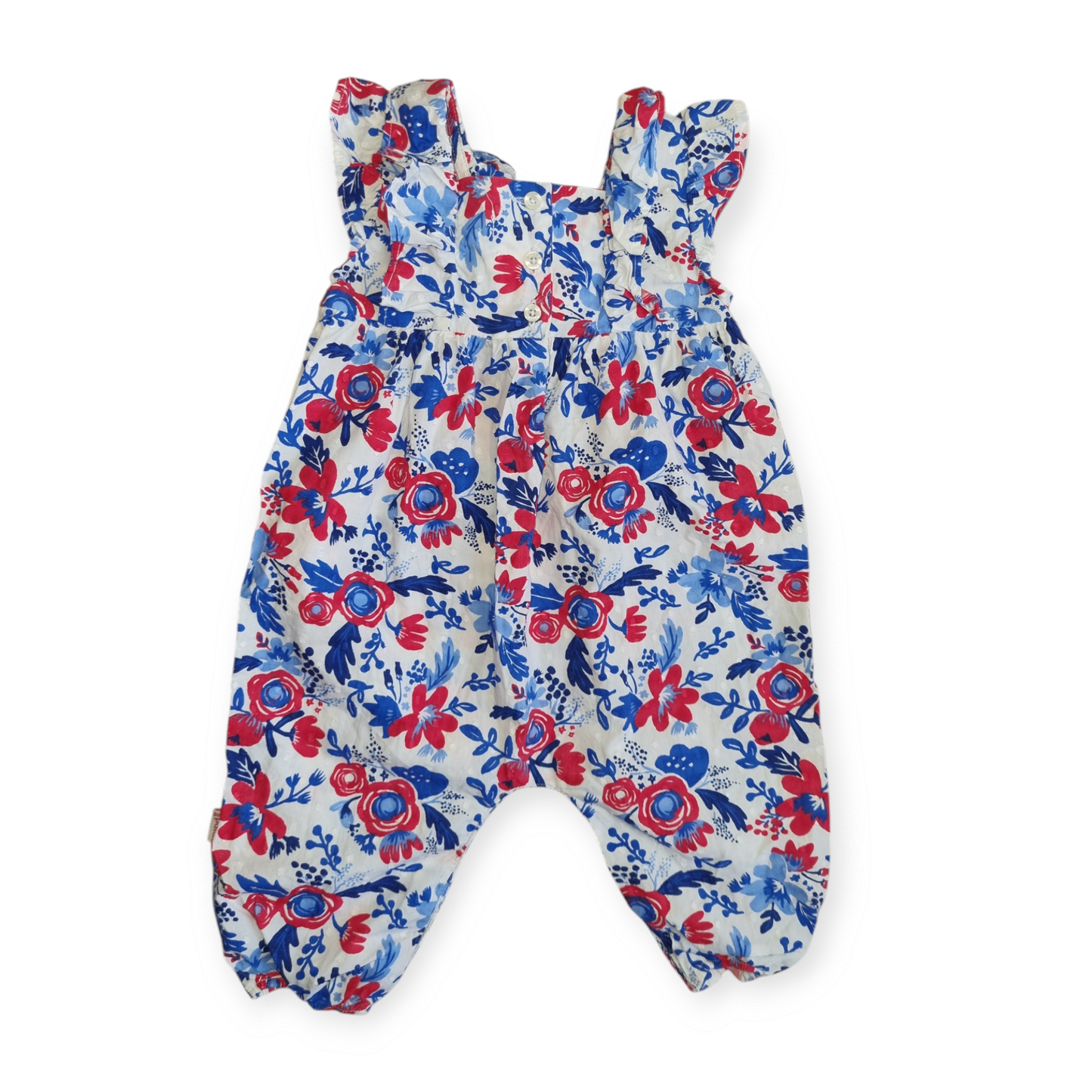 Pumpkin Patch - Floral Romper - Size 0