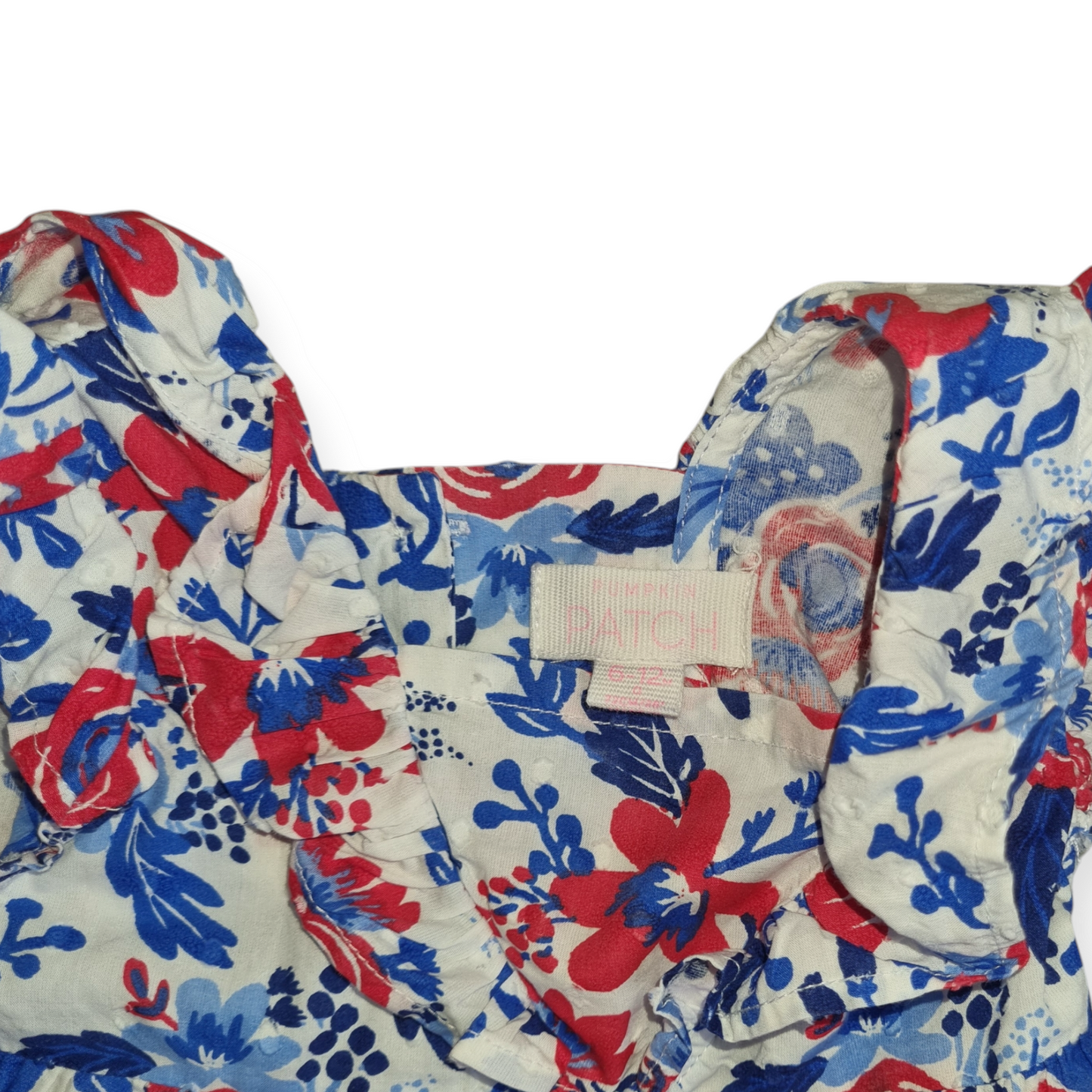 Pumpkin Patch - Floral Romper - Size 0