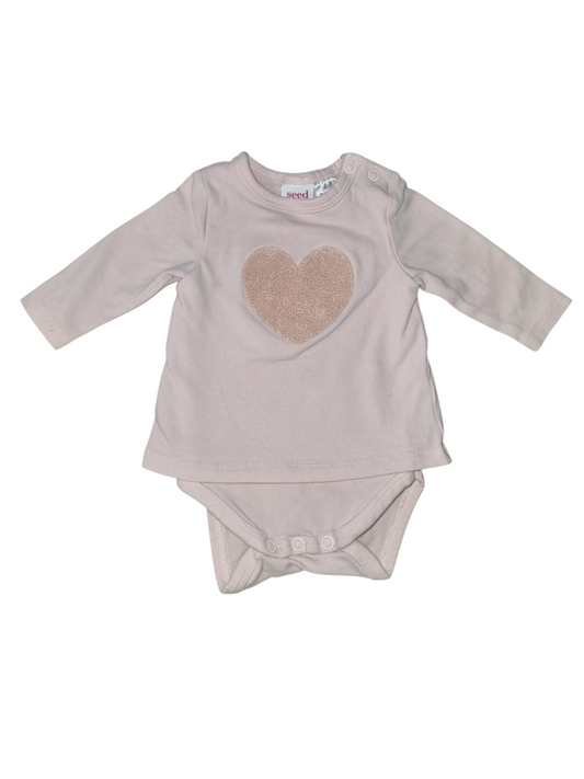 Seed Baby - Long Sleeve Body Suit - Size 0000