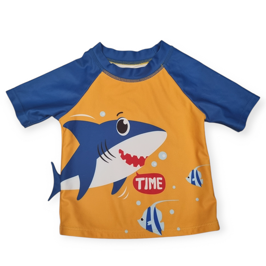 Swim Shirt - Shark Design - Size 2 years