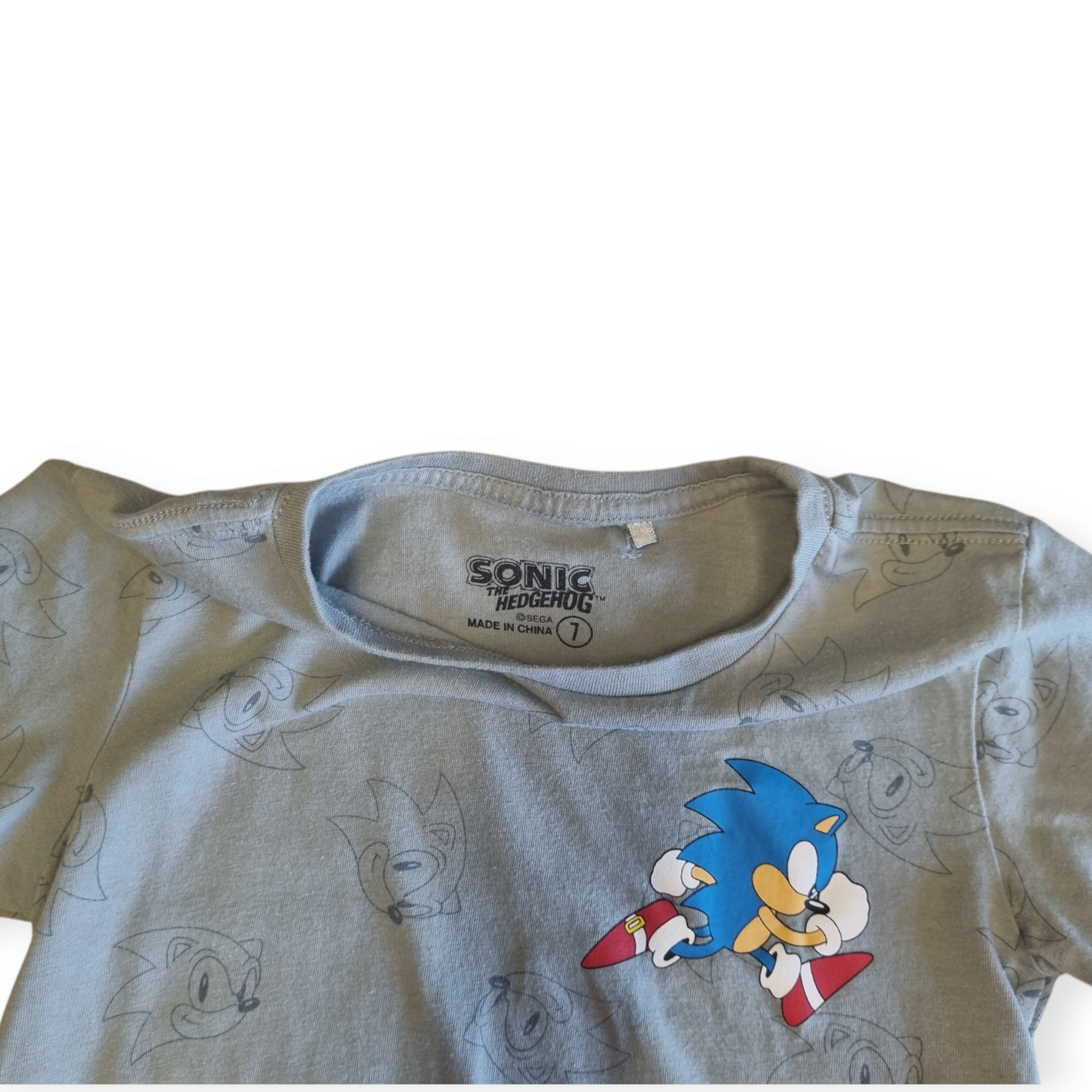 Licensed - Sonic the Hedgehog T-shirt - Size 7
