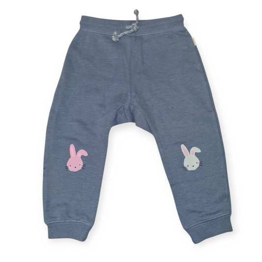 Sprout - Blue Bunny Track Pants - Size 1