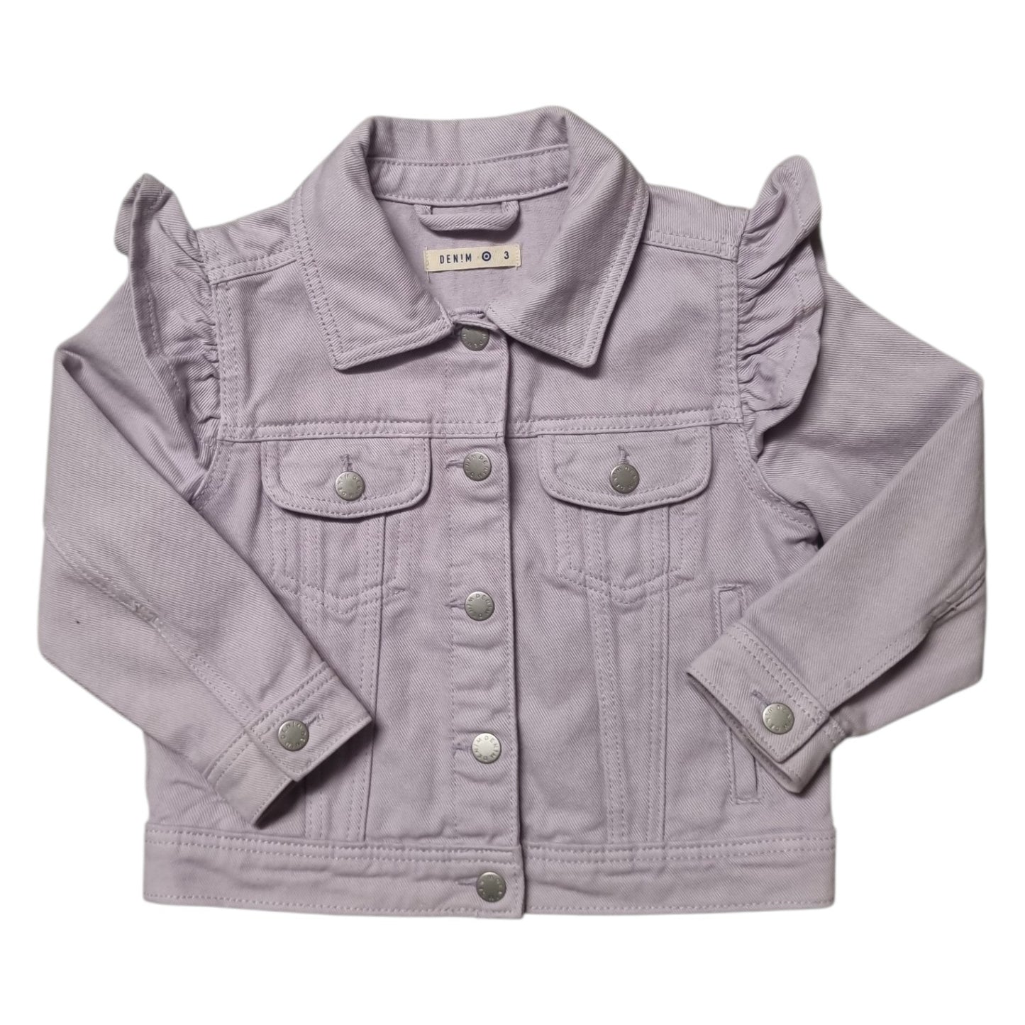Target - Purple Denim Jacket - Size 3