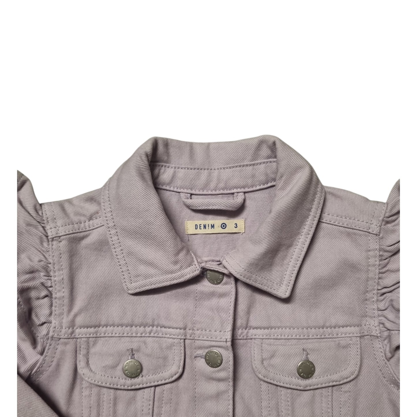 Target - Purple Denim Jacket - Size 3