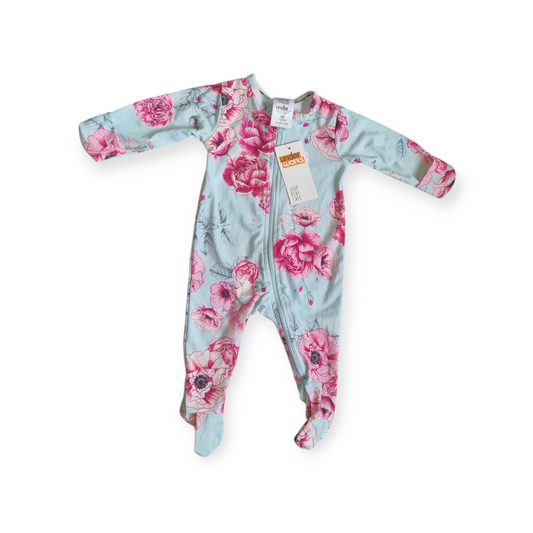 UnderWorks - Floral Onesie - Size 000