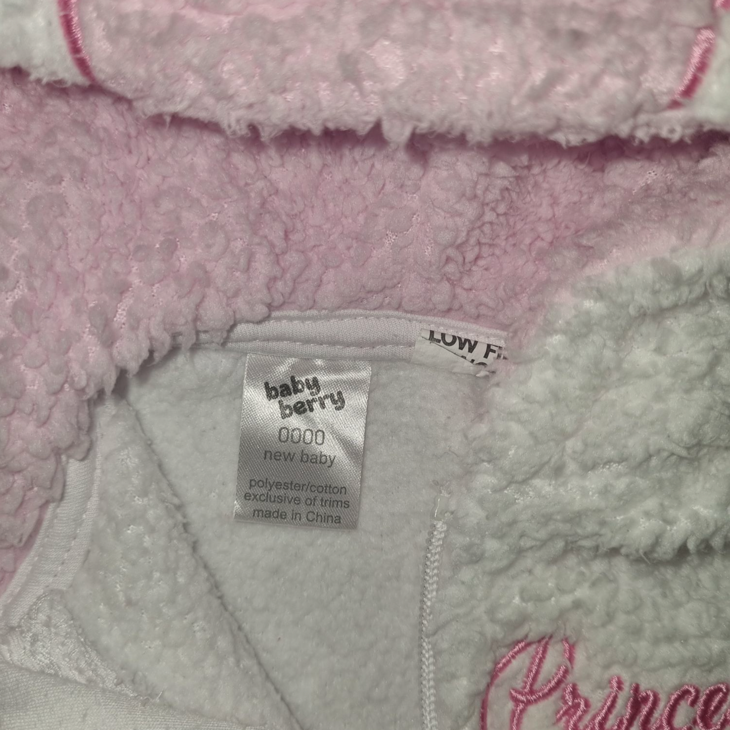 Baby Berry - Princess Fleece Hoodie - Size 0000