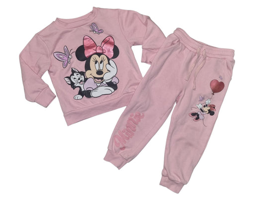 Licensed - Minnie Mouse Tracksuit Set - Size 4