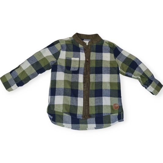 My Brother John - Long Sleeve Checked Shirt - Size 1