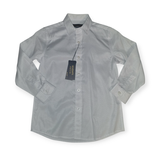 Scuzzatti - White Long Sleeve Dress Shirt - Size 6