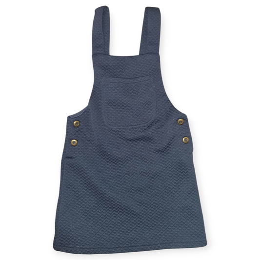 H&T - Navy Pinafore - Size 4