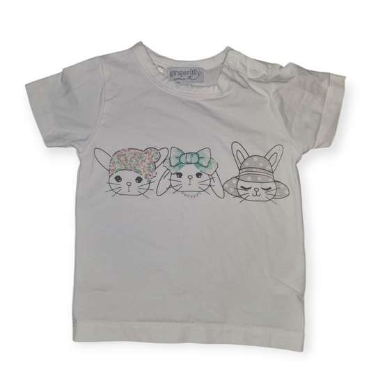 Gingerlilly - Bunny Friends Shirt - Size 000