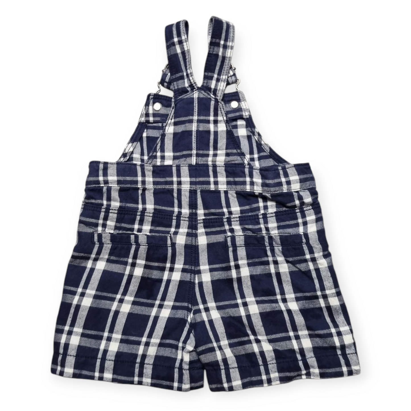 Country Road - Black & White Checkered Overalls - Size 00