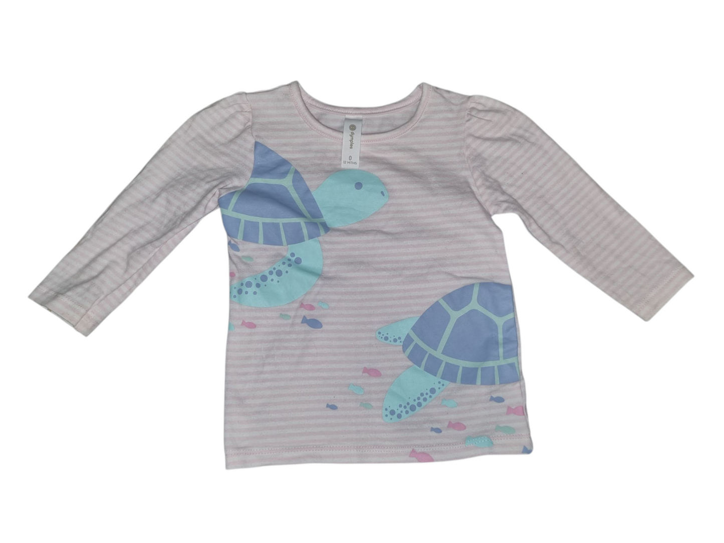 Dymples - Long Sleeve Under The Sea Shirts x2 - Size 0