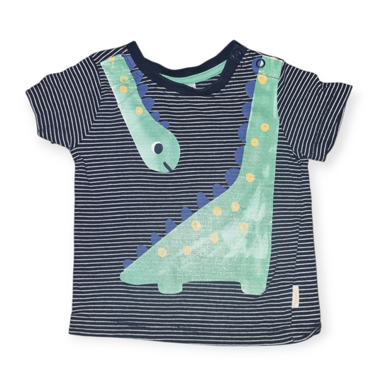 Sprout - Dinosaur Striped T-shirt - Size 000