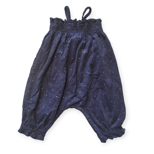 Country Road - Navy Corduroy Romper - Size 00