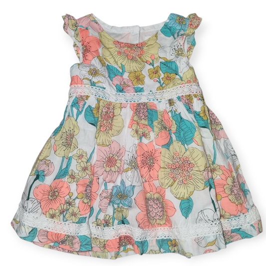 Pumpkin Patch - Bright Floral Dress - Size 000