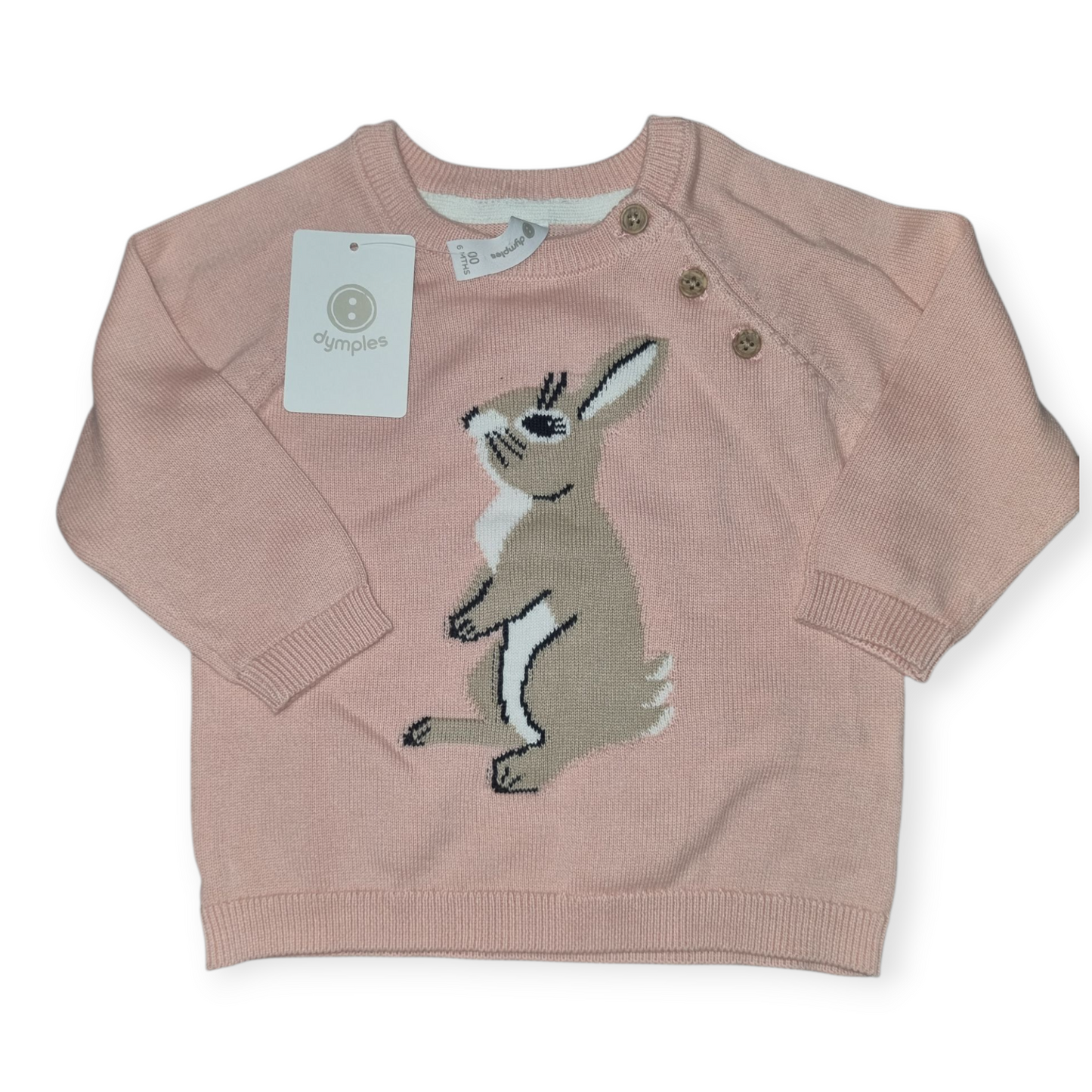 Dymples - Bunny Knit Jumper - Size 00