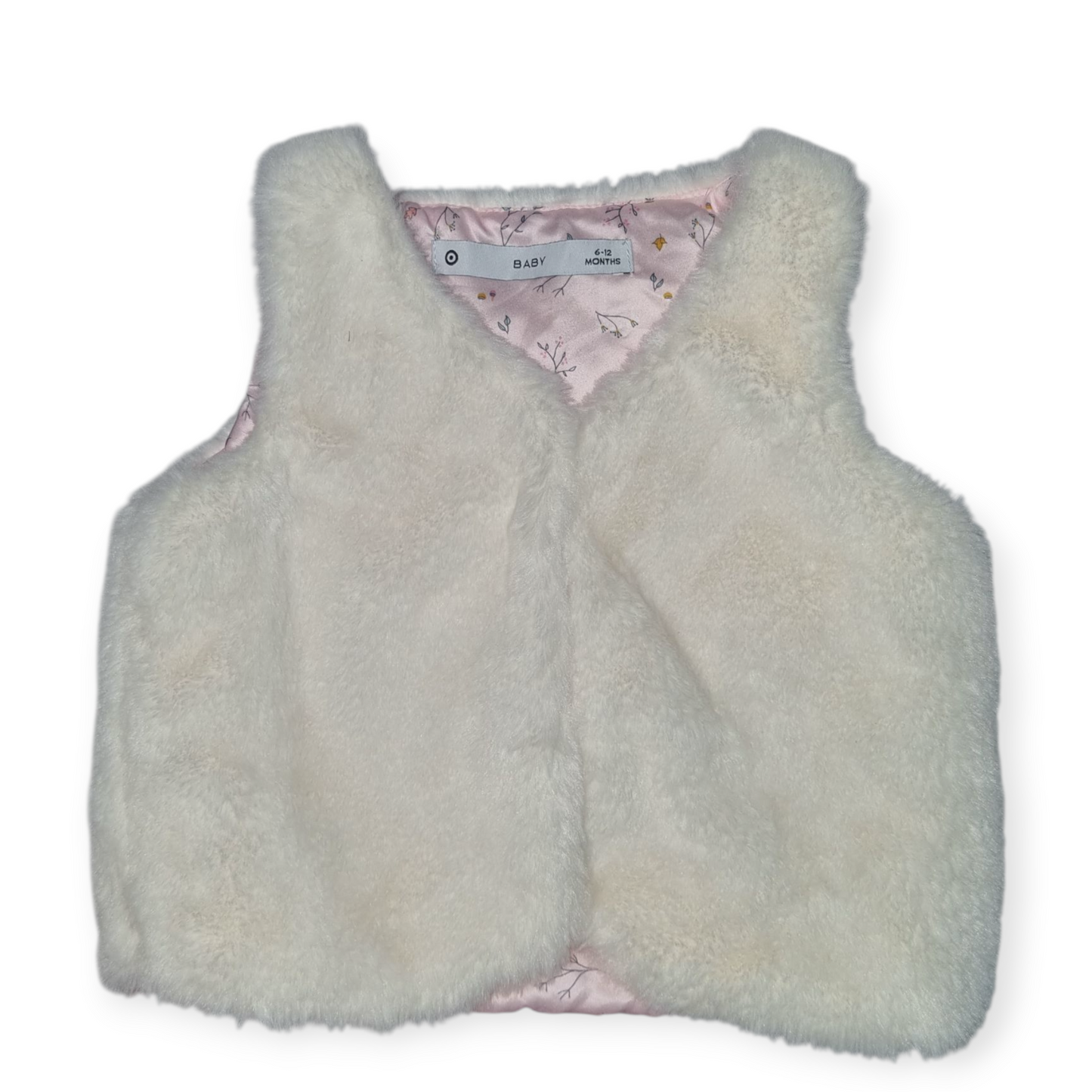 Target Baby - Fur Style Vest - Size 0