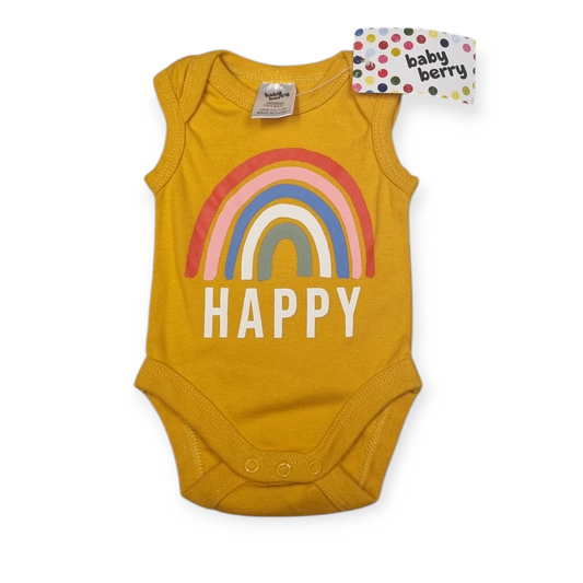 Baby Berry - Happy Rainbow Body Suit - Size 00000