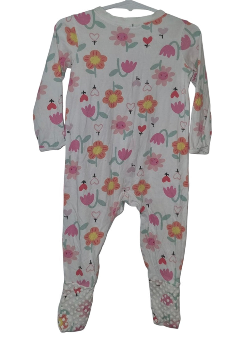 Anko - Light Floral Onesie - Size 0
