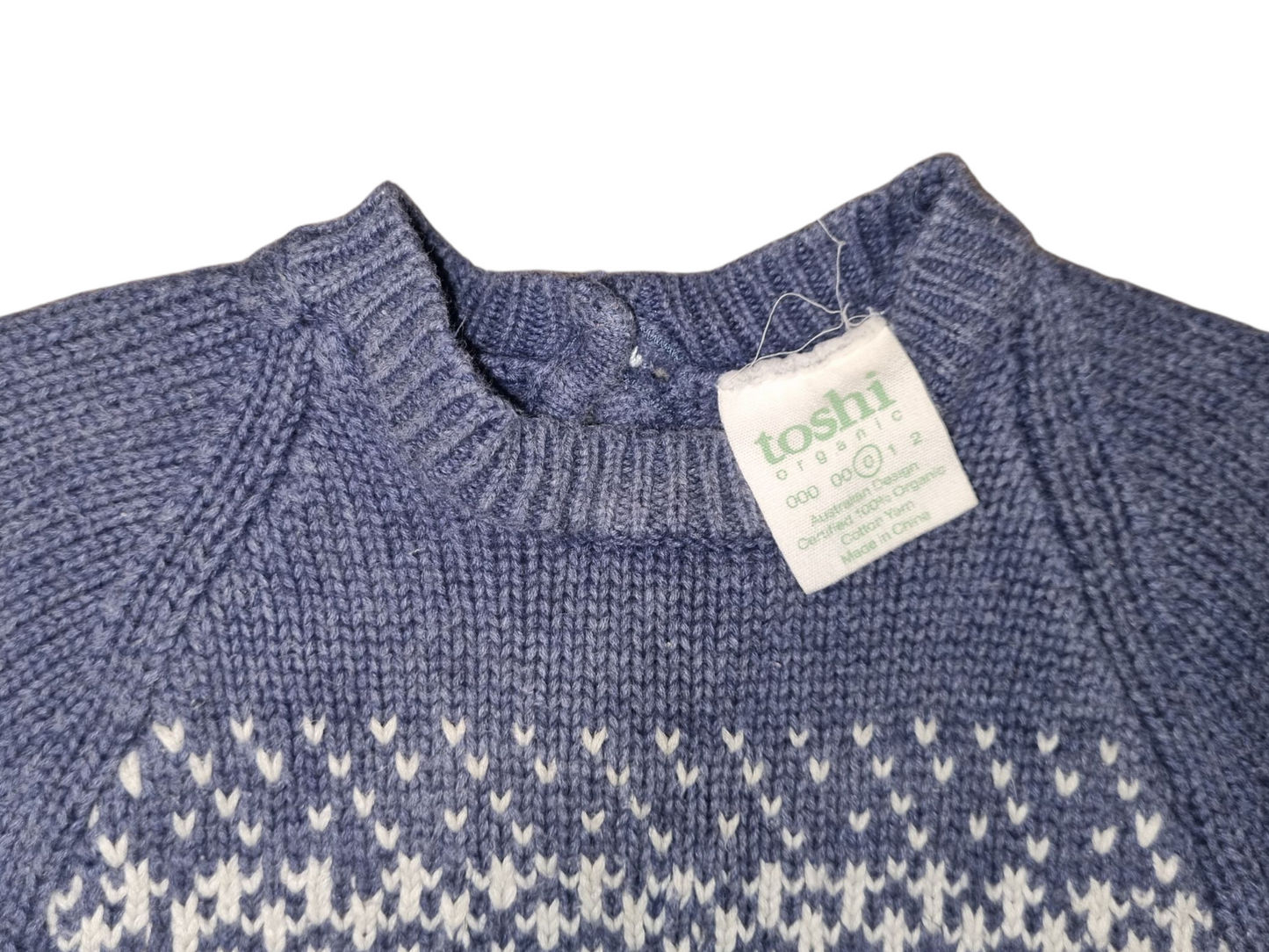 Toshi- Navy Knit Jumper - Size 0
