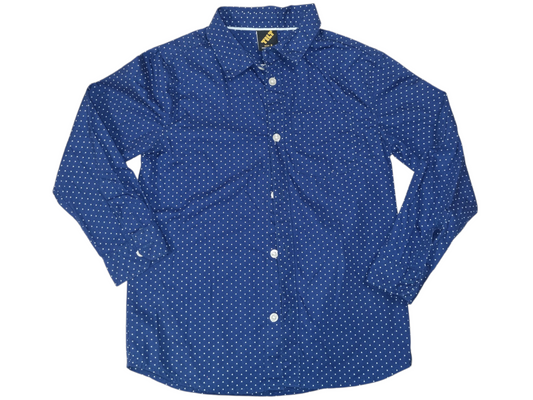 Tilt - Long Sleeve Dark Blue Dress Shirt - Size 8